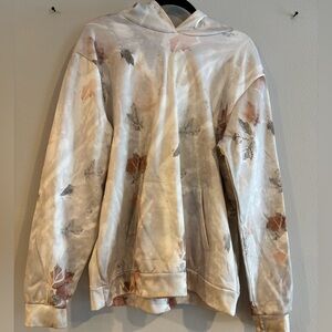 Women's Autumn Leaf Faded Camo Hoodie